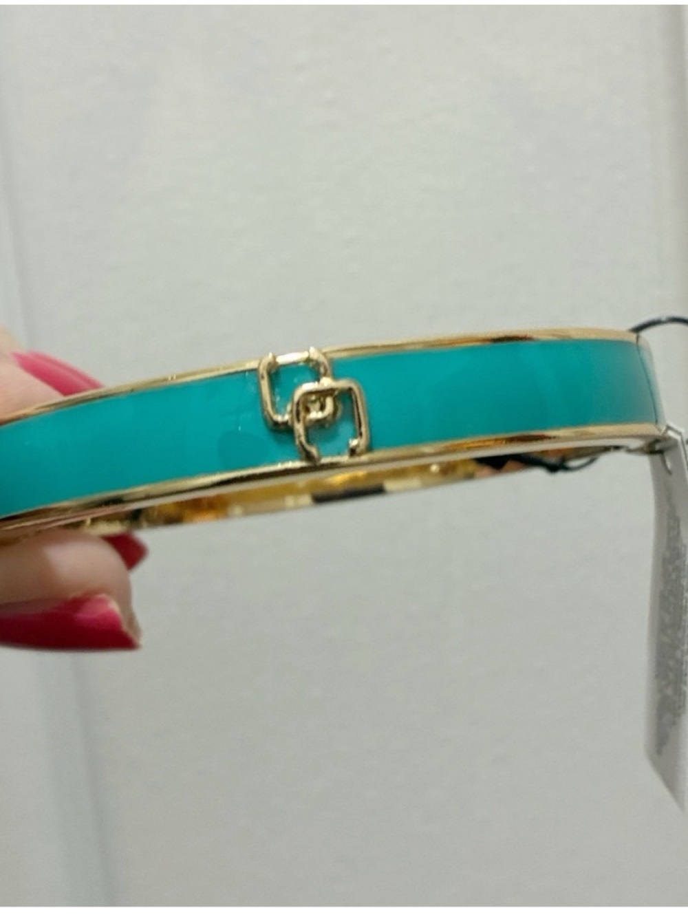 Chico’s Turquoise Enamel Bangle Bracelet